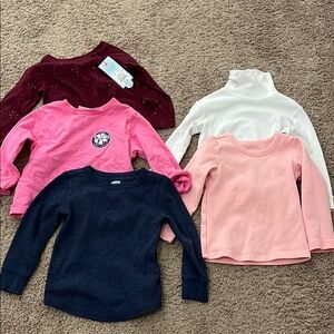 Kids Long Sleeve Shirt Set - size 2t